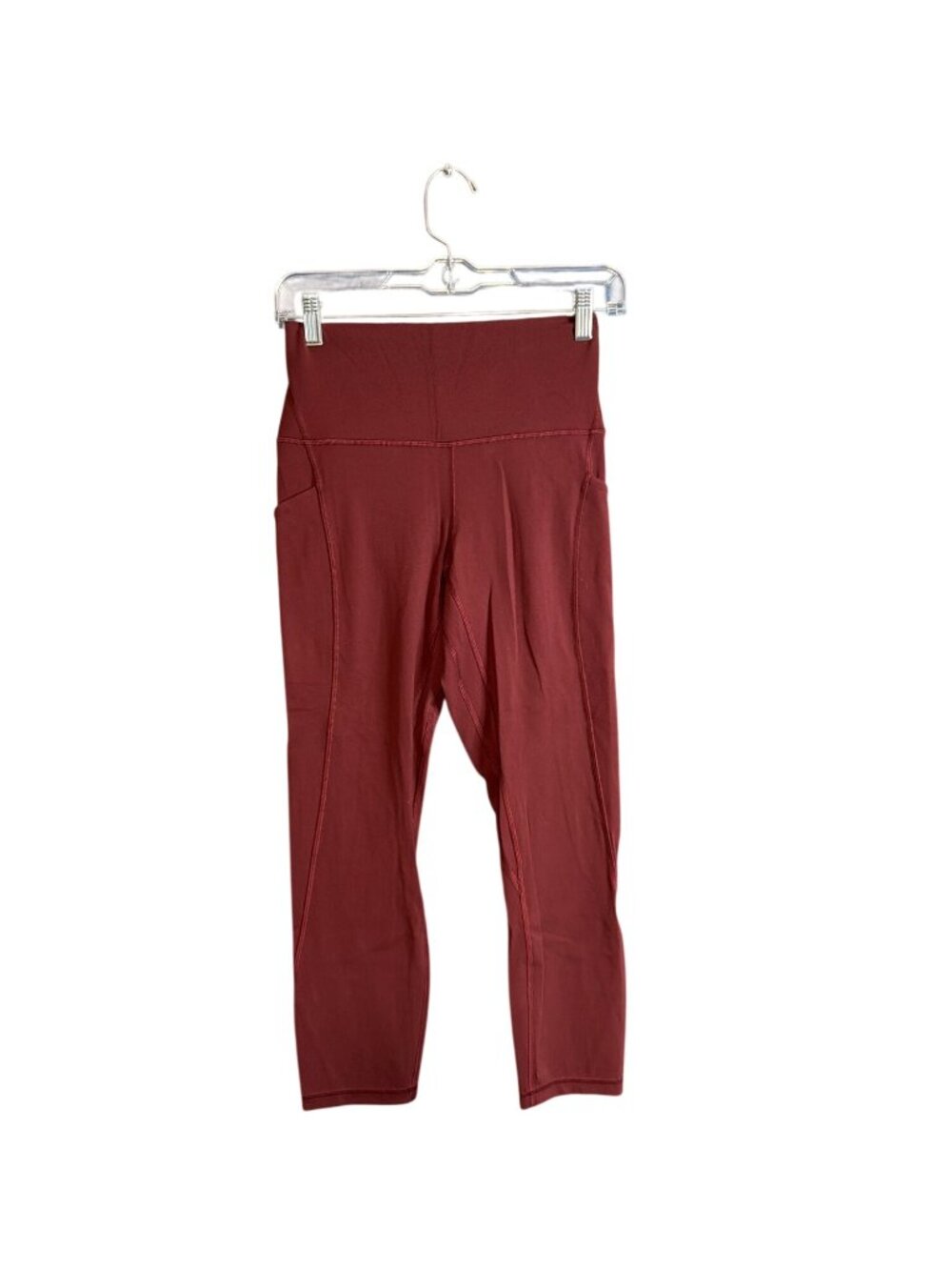 Lululemon Burgundy Align Crop Leggings